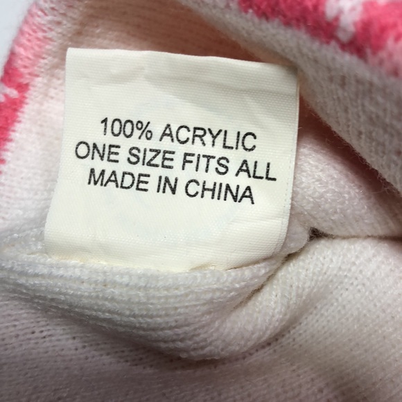 Corona Beer Womens Reversible Bone Knit Hat Cap Pink Mexico Cinco de Mayo Beanie - Picture 7 of 7